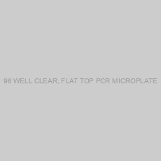 Image of 96 WELL CLEAR, FLAT TOP PCR MICROPLATE